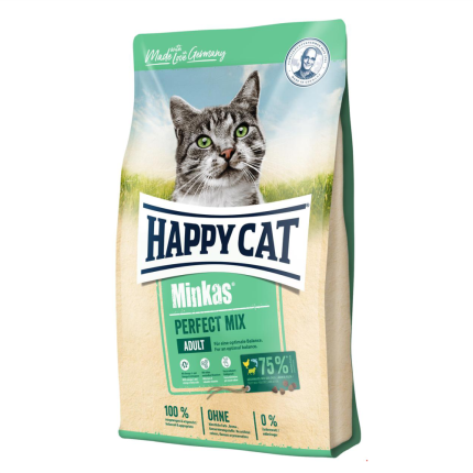 غذای گربه هپی کت مینکاس پرفکت میکس(بسته بندی 1کیلویی)