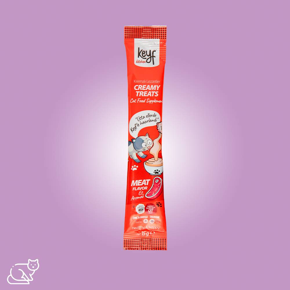 بستنی گربه کیف با طعم مرغ_keyf creamy treats with chicken – پاستیلی پت
